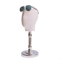 Elegant Wig Stand for Display Argent Base white