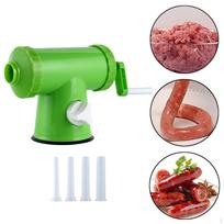 Sausage Stuffer Machine Manual Kitchen Gifts Stable Accessories Household Gadget Easy Clean green