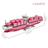 City-Area Superior-Grade 1446Pcs Pink Premium-Quality Cargo Premium-Quality Storage-Container Superior-Grade Ship Top-Grade Freighter Superior-Grade pink