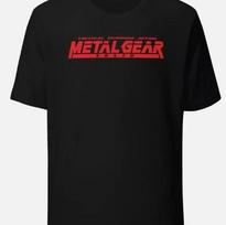 Metal Gear Solid Logo T Shirt XL brown