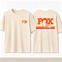 Summer Fox Racing Cross  country Mountain Bike Commemorative T  shirt High Quality Fashion Unisex Women T  shirt Round Neck S white