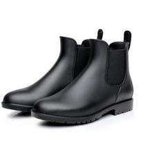 Chelsea boots men rain boots low bot warm boots male low bot water shoes men slip bot galoshes fishing boots wellies Waterproof 40