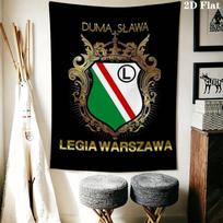 Legia Varšuva Sieninė gobelenas Estetiškas sienos kabinamas spausdintas audinio pledas Dekoratyviniai gobelenai miegamajam svetainei namų dekoravimui 100cm x 150cm brown