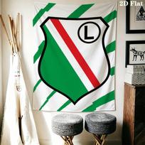 Legia Varšuva Sieninė gobelenas Estetiškas sienos kabinamas spausdintas audinio pledas Dekoratyviniai gobelenai miegamajam svetainei namų dekoravimui 130cm x 150cm
