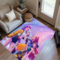 K-pop Demon Hunters Carpet Suitable for Outdoor Playrooms Entryway Living Rooms Anti-slip Rug Decorate Offices Perfect Gift for Women/Men 80cmx120cm