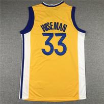 Embroidered Golden State Warriors 33 James Wiseman Basketball Jersey Men Women Adult Fall Winter Sportswear XXL