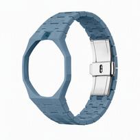 Keraminė reguliuojama sportinio laikrodžio apyrankė Swatch X APRoyal Pop minkštam laikrodžio dirželiui apyrankė laikrodžio korpuso dirželis moterims vyrams gray