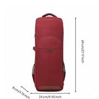 2 Pieces Double Electric Sax Bag Portable EWI Backpack Internal Fixing Strap