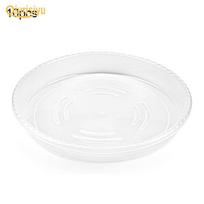 10 vnt plastikiniai gėlių vazonų lašintuvai 19cm x 19cm x 3.2cm