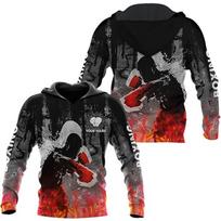 Muay Thai Graphic Hoodie Men Clothing 3D Boxing KO Print Sportwear New In Hoodies Women Harajuku Fashion Y2k Pullover Sweatshirt 6XL gray