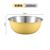 Didelės talpos nerūdijančio plieno salotų dubenėliai japoniškam metaliniam vaisių ramen makaronų virimo dubenėliui su svarstyklėmis stalo įrankiai virtuvės reikmenys