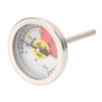 52MM ciferblato termometras Nerūdijančio plieno maisto gaminimo temperatūros matuoklis virtuvės orkaitei, kepsninei white
