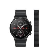22 mm metalinis dirželis Huawei Watch 3 / GT2 Pro Honor GS pro Samsung Galaxy Watch 3 nerūdijančio plieno apyrankė Amazfit GTR juostai 22mm universal juoda