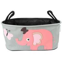 Baby Stroller Hanging Storage Bag Portable Multifunctional Hanging Carriage Organizer gray