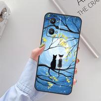 Space Happy Cats For Realme 11 10 12 13 14 Pro Plus GT 5 6 6T GT7 Pro C67 C61 C53 C51 C21Y C25S C55 C75 Case Realme C15 gray