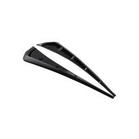 Side Fender Airfoil Accessories For Honda Accord Civic Simulated Shark Gill Side Air Outlet Body Exterior Decorate Kits Glossy Black black