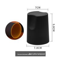 High-End Yellow Base KTV Dice Shaker Cup with Colorful Roller brown