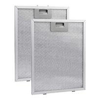 Grease Filter for Range Hood Exhaust 250 x 310mm Metal 5 Layer Aluminized Steel Designed to Fit Most Range Hood Brands gray