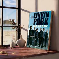 Rock Band L-Linkin Cool P-Park Anime Plakatai Lipnus Baltas Popierius Lipdukas Pasidaryk Pats Kambarys Baras Kavinė Kawaii Kambario Dekoras 21x30cm No Frame