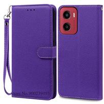 Dėklas Motorola G05, Piniginė, Odinis atlenkiamas dangtelis, Dėklas Moto G05, Stovas, Knygelės tipo apsauginis telefono dėklas, Dėklas Motorola G05, Fundas For Moto G05 blue