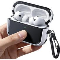 JETech Magnetic Case for AirPods Pro 3 with Keychain, Black balta