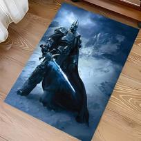 1pc World of Warcraft Print Area Rug - Soft, Washable Non-Slip Indoor Mat for Office Chairs, Living Room, Home Office Decorative Rug 40cmx60cm