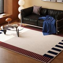 Modern Retro Light Luxury Area Rug – Soft Comfortable Floor Mat for Living Room  Bedroom, Sofa Coffee Table Carpet 120x160cm(46x62in)