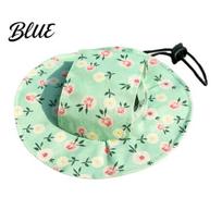 Cat Ears Sunshade Beach Hat Summer Cap with Ear Holes Adjustable Pet Polyester Hat Sun for Small Dogs Cats Outdoor Protection Comfortable Holes D