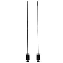 2 Pack 30 Inch Clamp On Deck Hook Extensible and Adjustable Deck Hangers for Bird Feeders Lanterns Flower Basket and