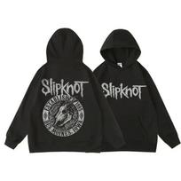 Europos dydžio Slipknot 'Prepare for Hell' vyriškas roko džemperis su gobtuvu Medium gray