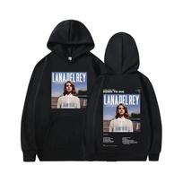 Dainininkės Lana Del Rey Hoodies Ultraviolence Muzikinio albumo Hoodie Vyriški Moteriški Estetiški Mados Per dydį Megztinis Vyriški Streetwear XXXL gray