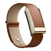 For Whoop 5.0 4.0 Genuine Leather Strap MG PEAK LIFE Slim Waist Design Replacement Band Elegant Business with Letter W Logo whoop 5.0 one peak  beige
