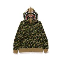 Bape Abc Camo Double Shark Full Zip Hoodie FW23 0ZXSWM115008L L black