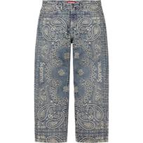 Supreme Bandana Jacquard Baggy Jean SUP-SS25-058 30 gray