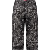 Supreme Bandana Jacquard Baggy Jean SUP-SS25-058 34 gray