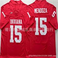 Indiana Hoosiers 15 Mendoza College Football Jersey Mens Team Sport Apparel Fan Wear Game Day XXXL