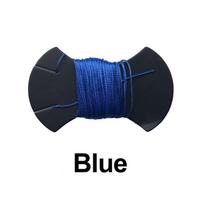 Rankinis siuvimas automobilių vairo dangtelis, skirtas KIA Carnival III 2014 - 2021 Volant Wrap Braid ant vairo metmenų Blue Thread
