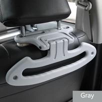 Daugiafunkciniai automobiliniai pakabukai marškiniams, paltams, kostiumams, automobilio sėdynės galvos atramos laikiklis, kabykla, pakabinamas krepšys gray gray