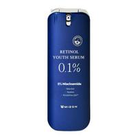 Mizon 0.1% Retinol Youth Serum 28g – Anti-Aging Retinol Serum for Wrinkle Care & Skin Renewal 28g blue