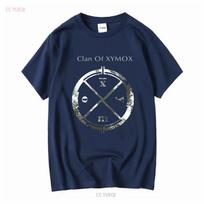 Clan Of Xymox T Shirt Alt Rock Goth Dark Wave Band long or short sleeves vintage Washed designer clothes Casual streetwear S black