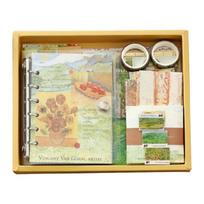 Comprehensive Journal Collection Notebook Stickers Set for Writers Creative Individuals and Daily Life Documentation beige