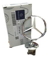 Genuine Mercedes Benz W221 W211 W212 W204 Bonnet Hood Mascot sidabras