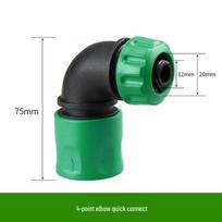 4-Minute Quick Connect Hose Elbow & Water Cart Accessories black