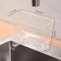 {Summer2} Table Top Trash Can Mini Home Kitchen Waste Storage Box Sink Drain Basket Dry Wet Separation Filtration Magical