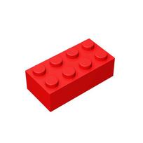 3001 Plyta 2 x 4 Plytos Kolekcijos Didmeninė Moduliniai GBC Žaislai Techniniam MOC Rinkinys 1 vnt. Dovanos Suderinami Parduodami Statybiniai Kaladėlės raudona