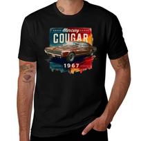Mercury Cougar 1967 Muscle Car Classic Vintage Tshirt Printed T Shirts For Unisex Unisex Graphic T Shirt Cotton T Shirt Pack Tshirt L brown