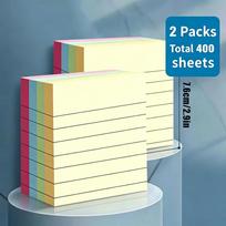 Lined Sticky Notes, Multi‑Color Portable Lined Memo Pads, Self‑Adhesive Easy‑to‑Write Note Tabs for Student Note‑Taking, Marking & Office Work gray