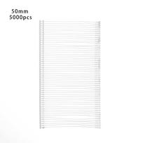 5000pcs White Standard Tagging Barbs Attachments Suitable for Standard Tag Devices, Plastic Garment Clothing Price Tag Label white