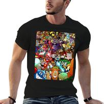 Cuphead Poster  Color TShirt cotton tshirt  t shirts for Unisex graphic vintage cotton t shirt Unisex Tshirt L black