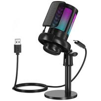 RGB USB Microphone for Gaming, Streaming, Recording & More